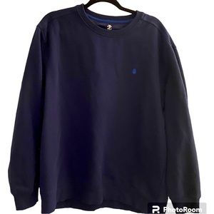 IZOD Sweatshirt. Excellent Condition. Size XL. Navy Blue.